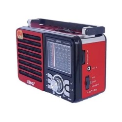 Rádio Portátil Retro Bluetooth /am/fm Com Lanterna